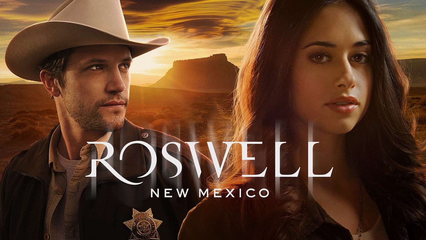 Roswell, New Mexico starring Jeanine Mason, Nathan Dean Parsons and Michael Vlamis. Click here to check it out.