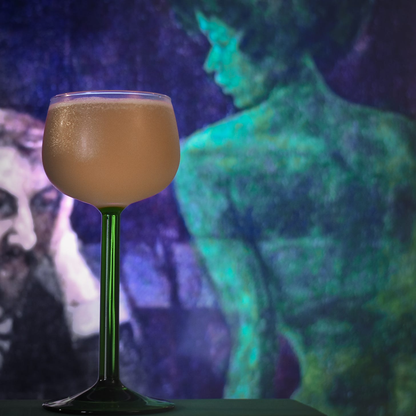 Viktor Oliva’s absinthe drinker and his Green Fairy stare at The Seelie Court cocktail… if only they’d had it back then! 