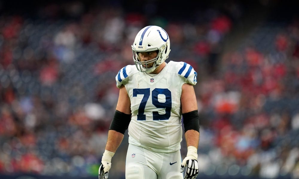 Indianapolis Colts' Eric Fisher ruled OUT vs. Arizona Cardinals