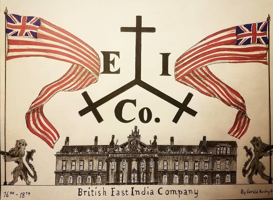 An original drawing of the British East India Company I made | East india  company, Original drawing, King and country
