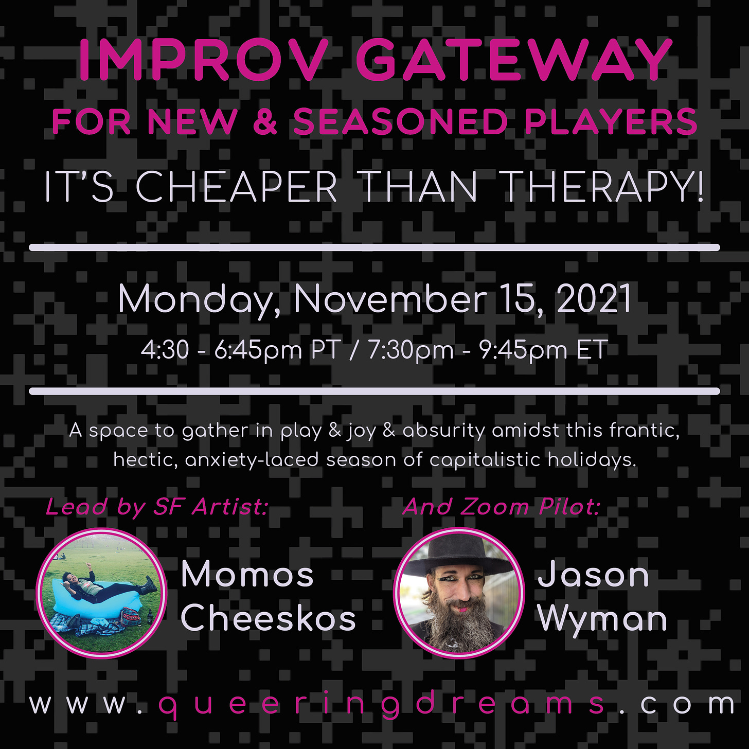 Digital flyer for Improv Gateway.