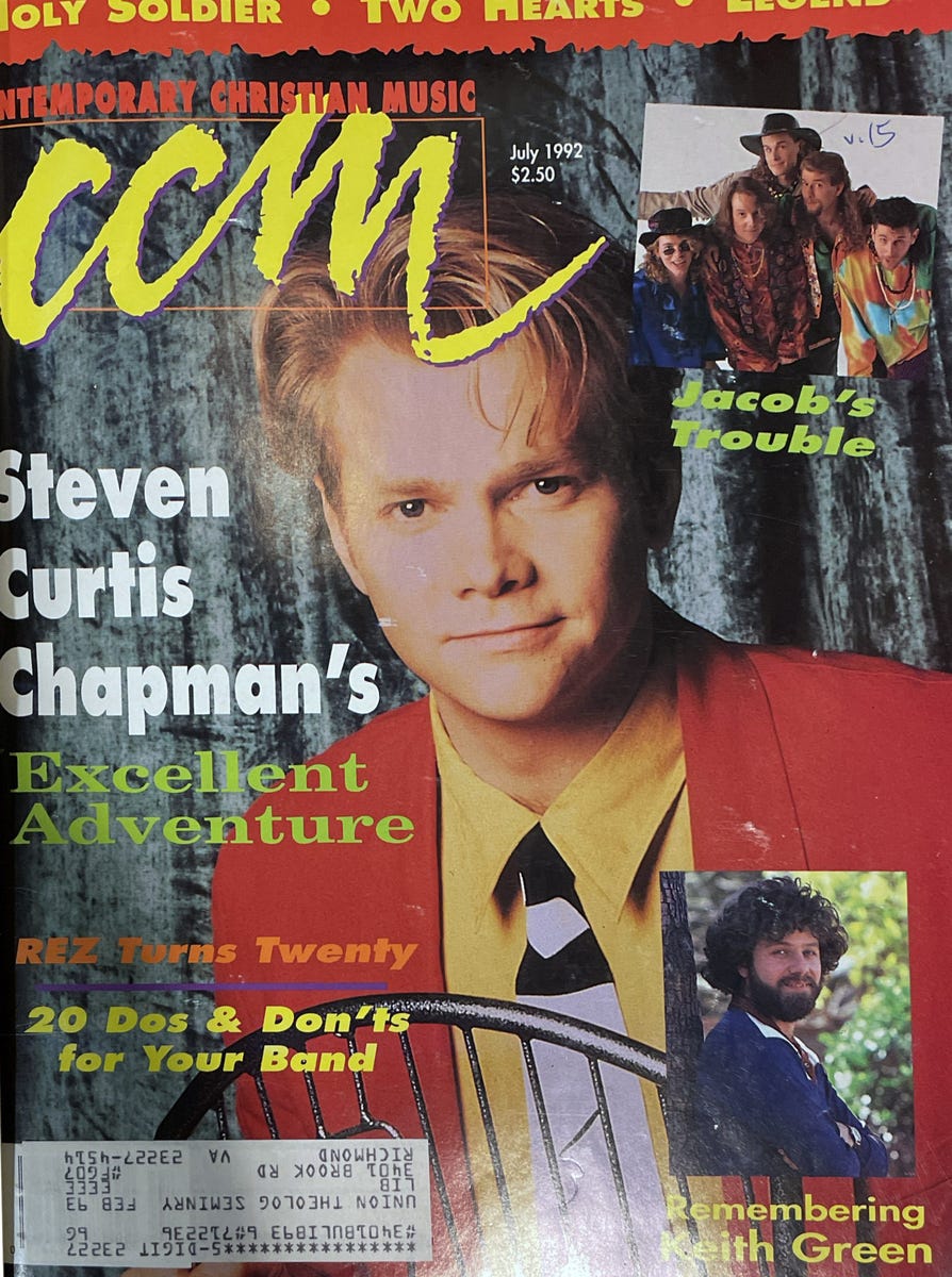 July 1992 CCM Magazine cover