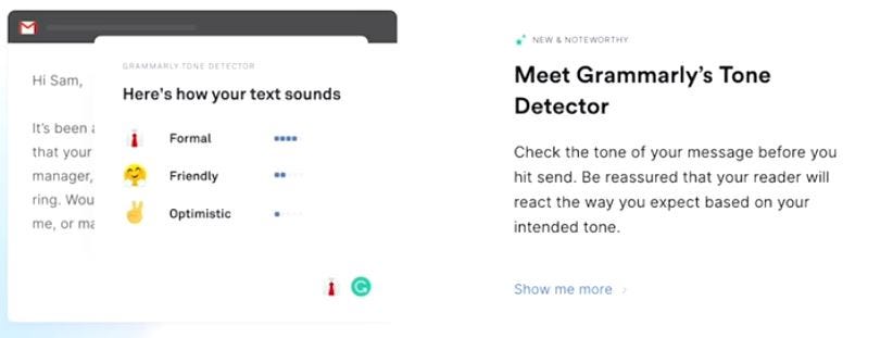 Grammarly's Tone Detector will tell you just how obsequious you need to be.