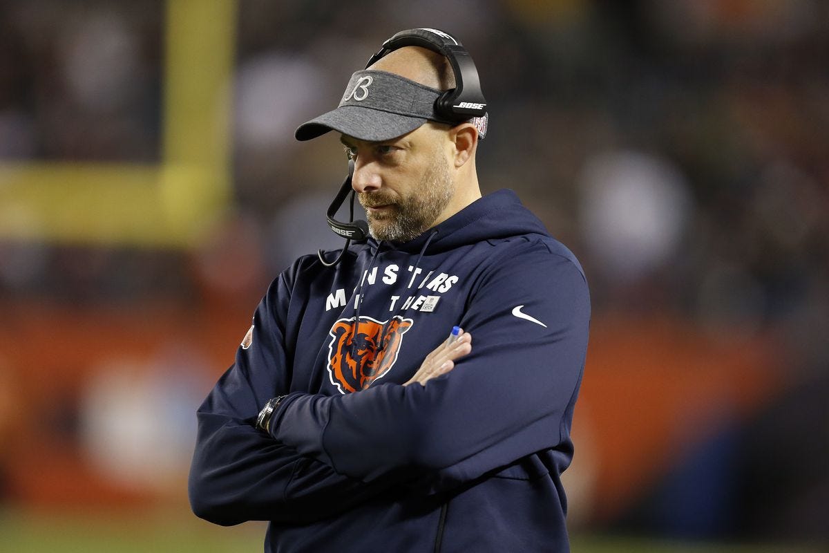 With the heat on, Bears coach Matt Nagy vows to right the ship - Chicago  Sun-Times