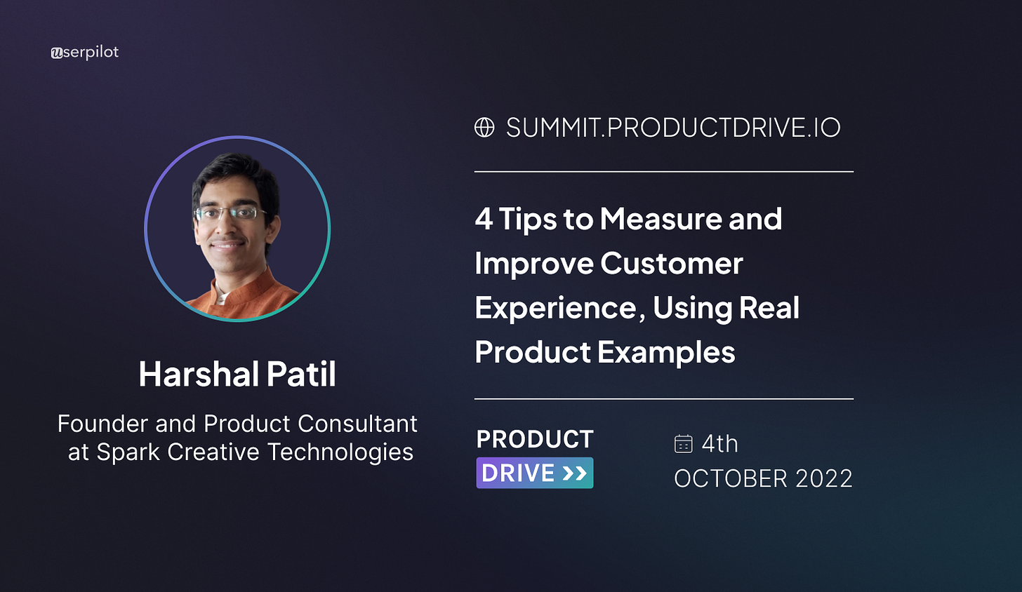 Introductive Announcement for Harshal Patil to present at Upcoming Product Drive Summit