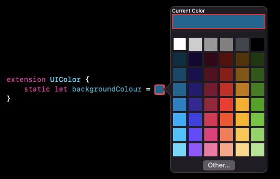 A screenshot of an image picker