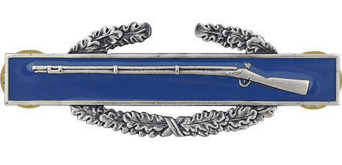 Combat Infantry Badge 1st Award Badge - Mirrored Finish