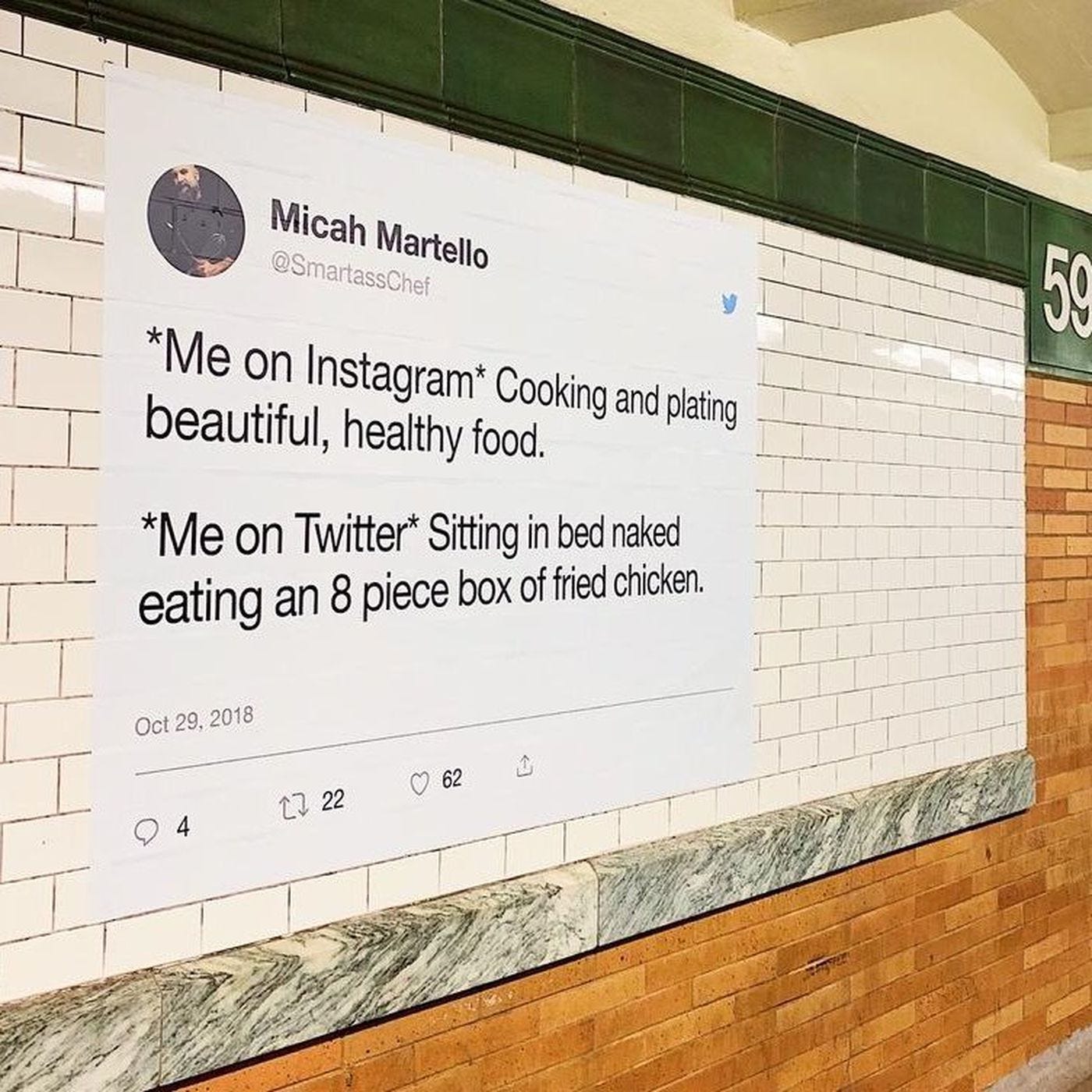 Image result for twitter subway ads