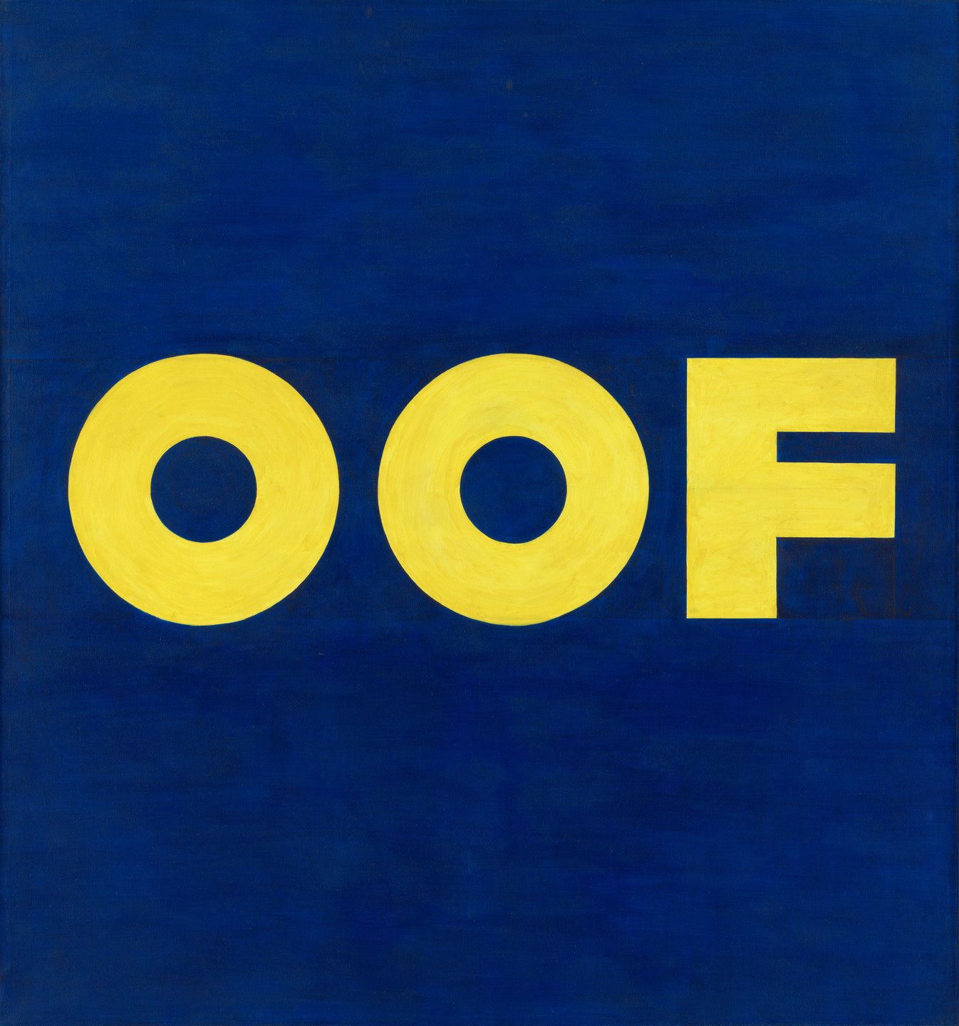 Edward Ruscha. OOF. 1962 (reworked 1963) | MoMA