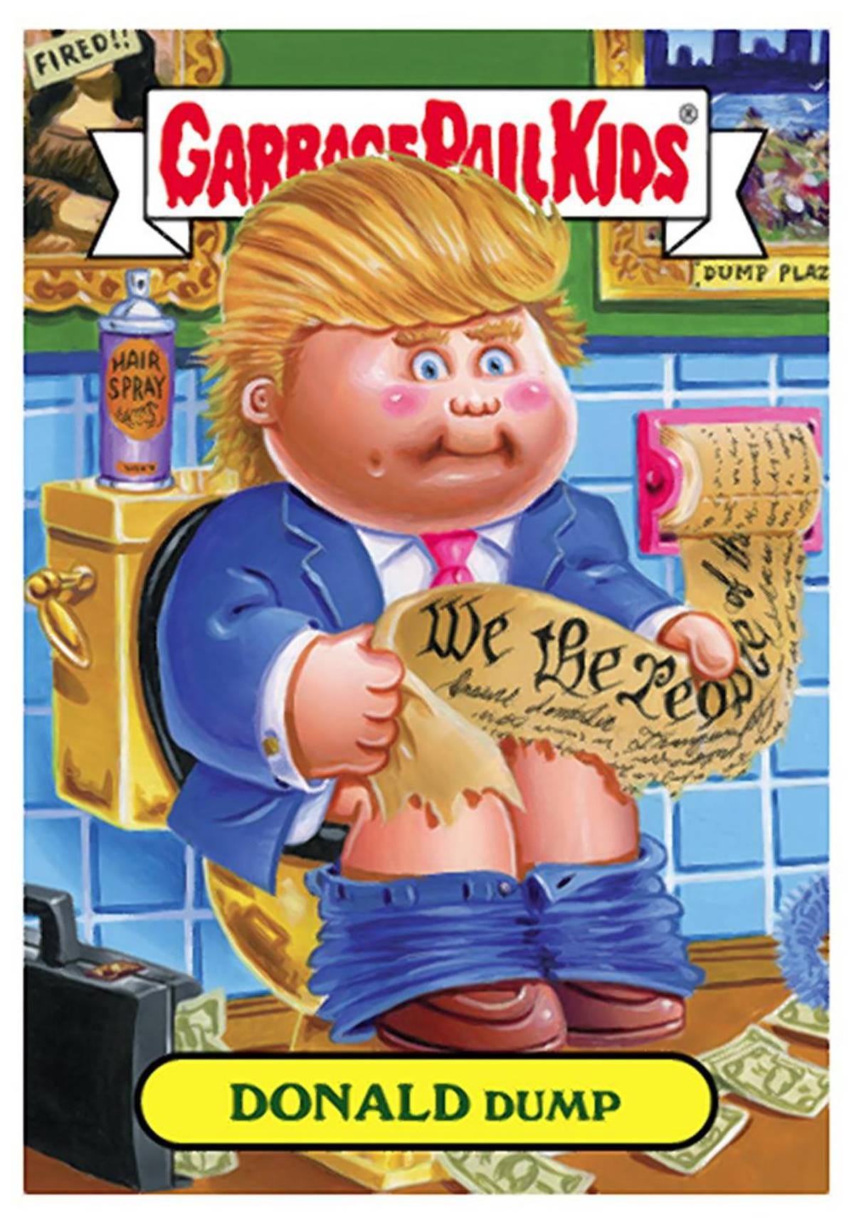Donald Trump, Hillary Clinton and other presidential candidates get made  into 'Garbage Pail Kids' cards by Topps – New York Daily News