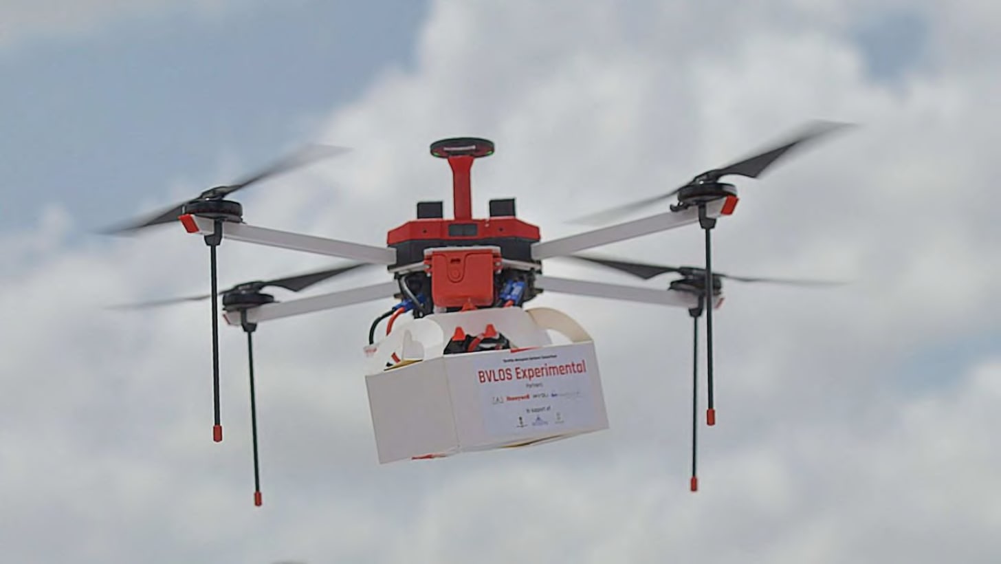 Covid vaccines may be delivered by drones. India tests longer-range drone  flight
