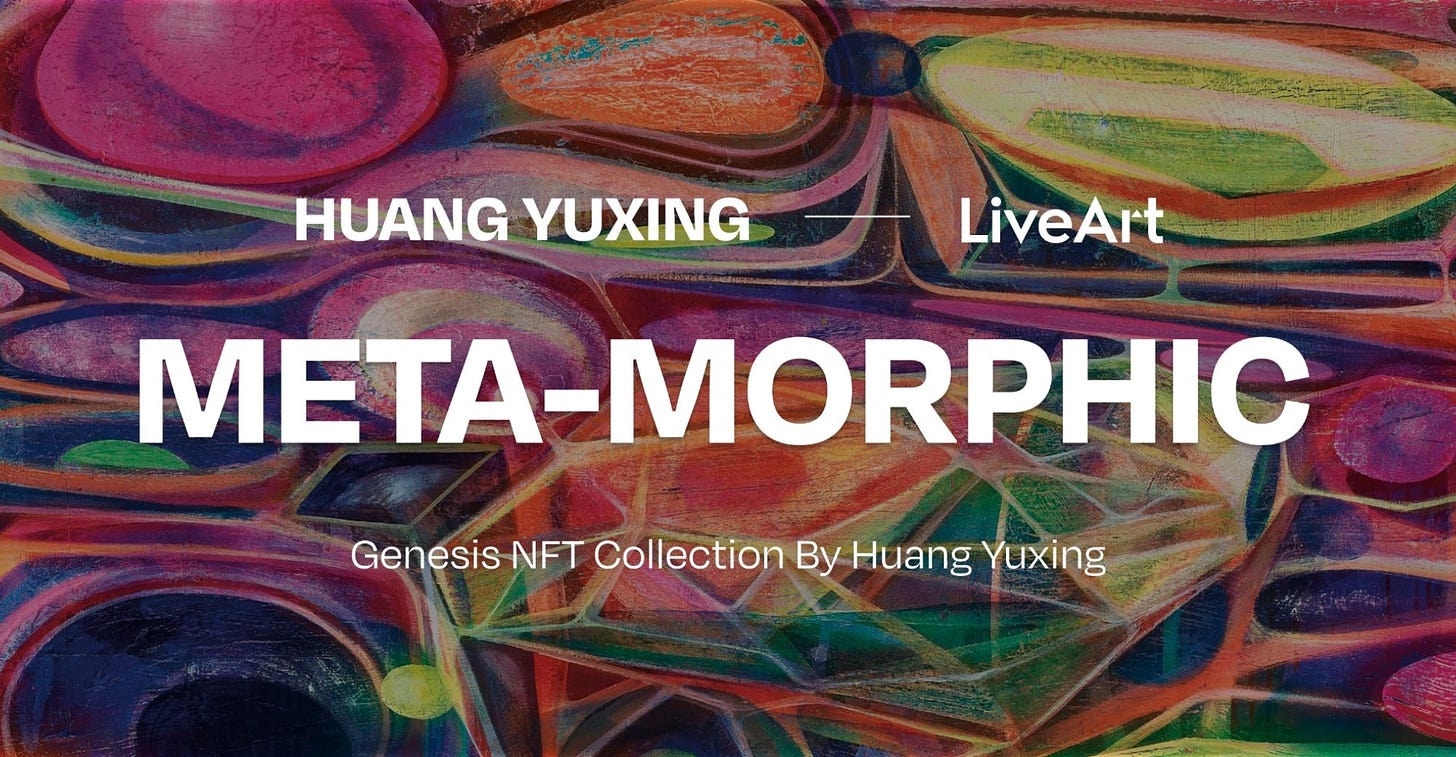 “Meta-morphic” NFTs by Chinese Artist Huang Yuxing With LiveArt Sell Out in One Minute