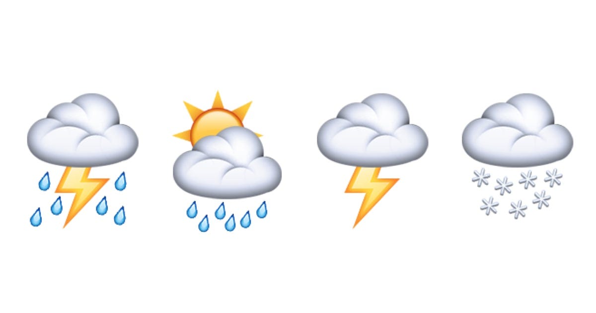 New cloud emoji for all your weather-related needs | The Emoji of Your  Dreams Are Finally Here — F*ck Yes! | POPSUGAR Tech Photo 9