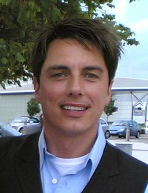 John Barrowman, photo taken during the filming...