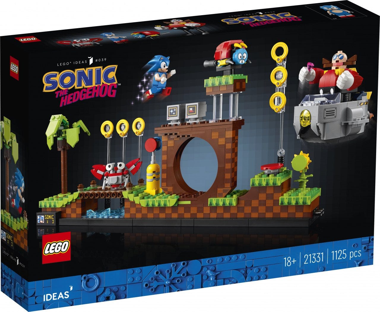 Lego Officially Reveals Its Sonic The Hedgehog - Green Hill Zone Set,  Available On 1st January 2022 - Nintendo Life