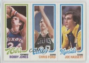 1980-81 Topps Bobby Jones Chris Ford Joe Hassett #66-37-183 Rookie RC HOF |  eBay