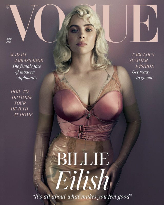 Billie Eilish Looks So Dishy on the Cover of British Vogue! - Go Fug  Yourself