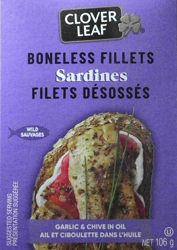 Image of second recalled canned salmon product.