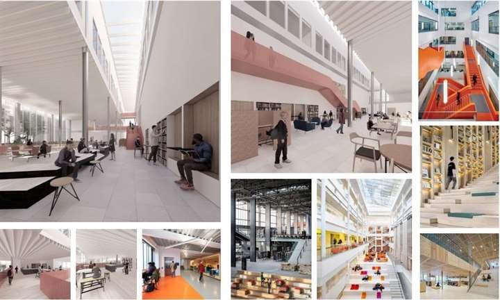 Some interior impressions of the new school planned at Nairn.