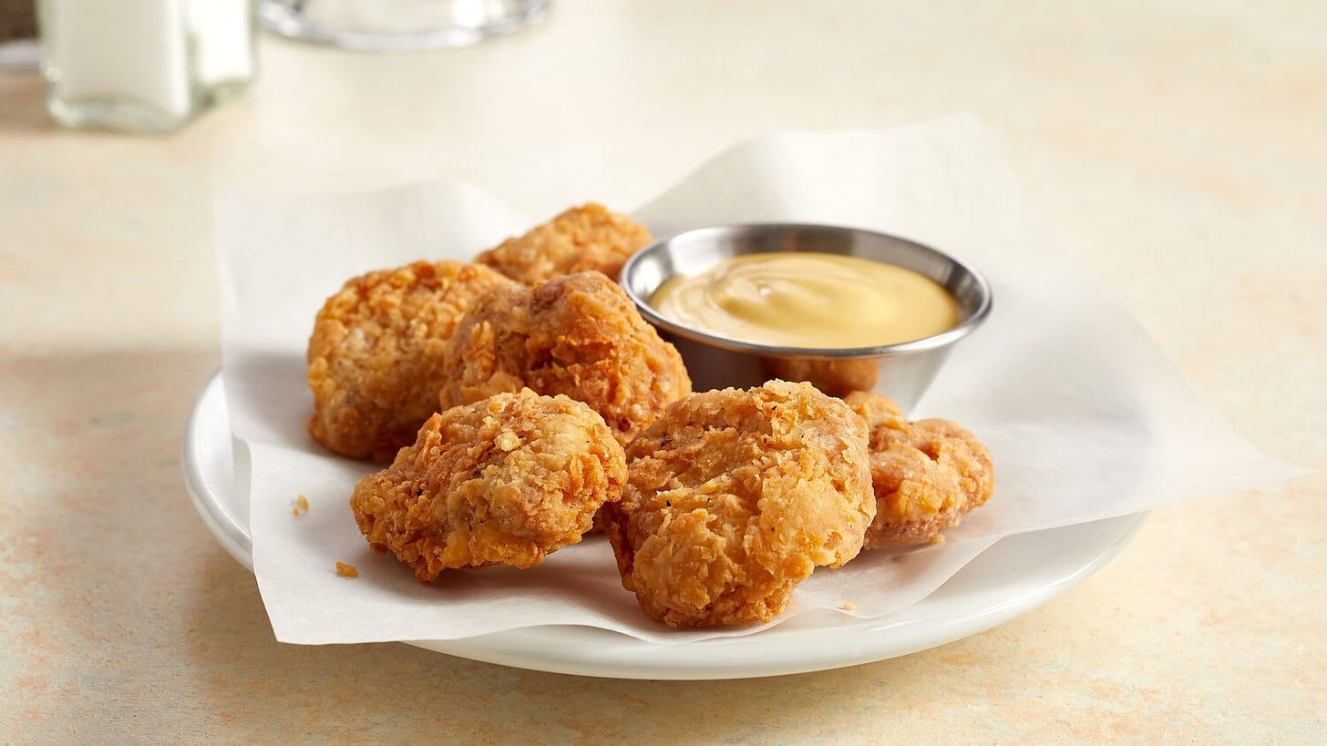 GOOD Meat Cultured Chicken bites, source: Eat Just