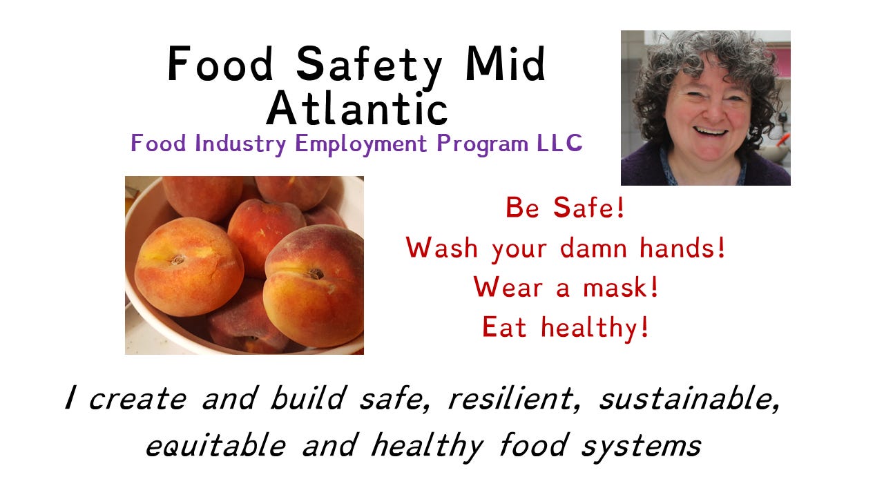 I create and build a food system that is safe, resilient, sustainable, equitable and healthy.