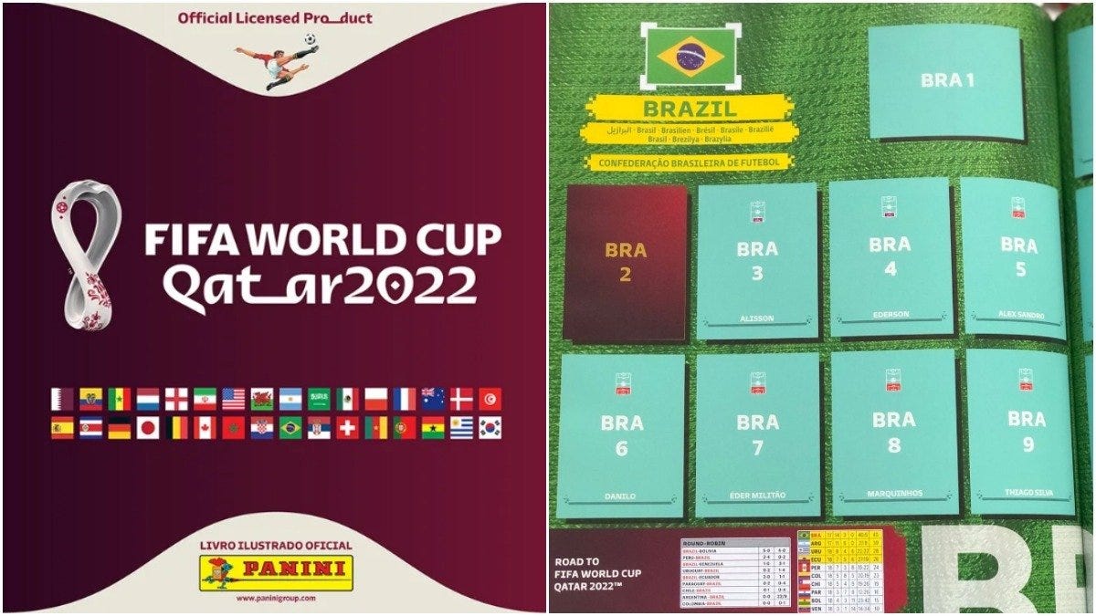 Álbum da Copa: Confira os 18 jogadores da seleção brasileira