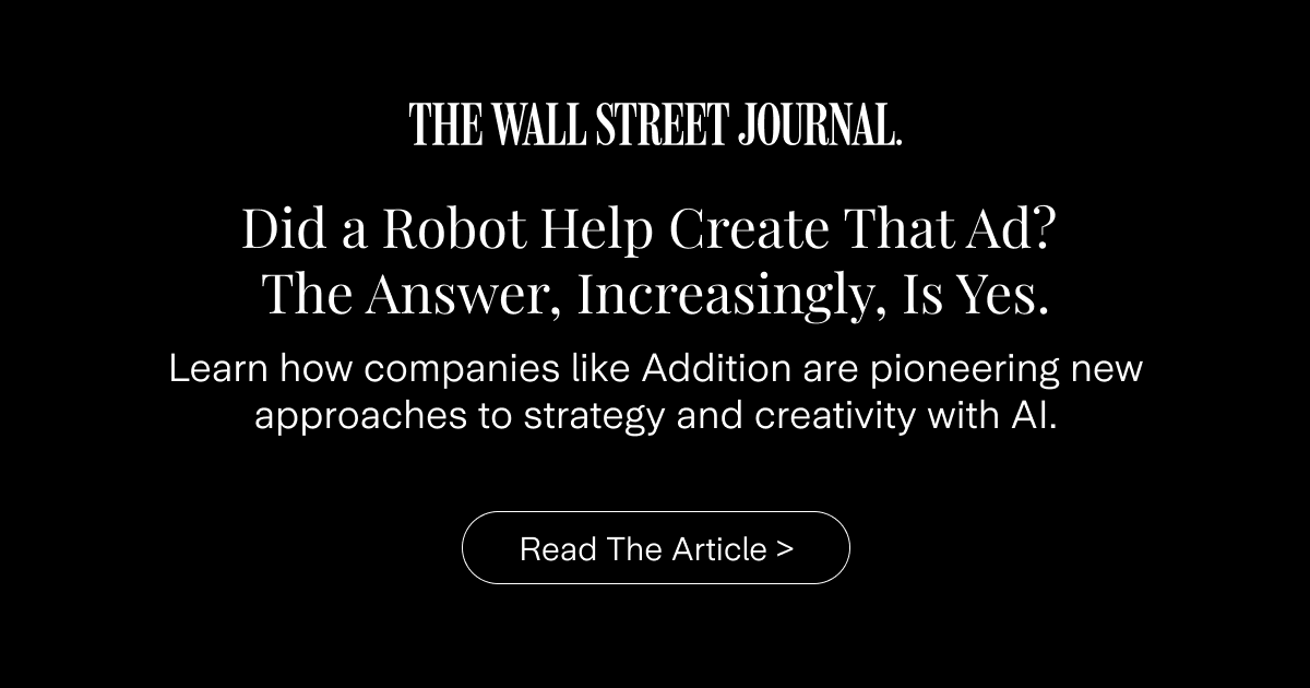 Did a Robot Help Create That Ad? The Answer, Increasingly, Is Yes