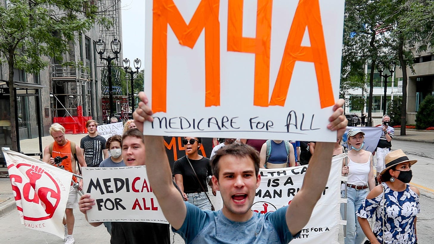 Fed Up With Democrats, Thousands March to Demand Medicare for All | The  Smirking Chimp