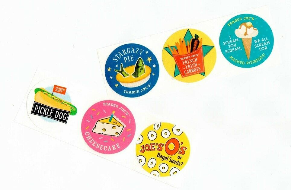 Lot Trader Joe's Stickers - Food Creations - Stargazy Pie ...