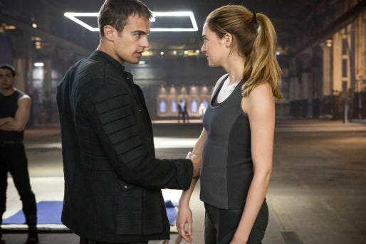 THEO JAMES and SHAILENE WOODLEY star in DIVERGENT