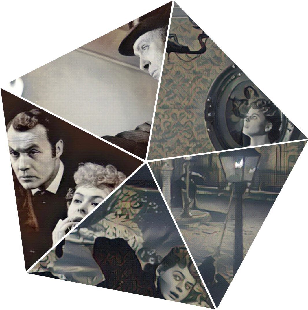 Montage of images from the movie Gaslight