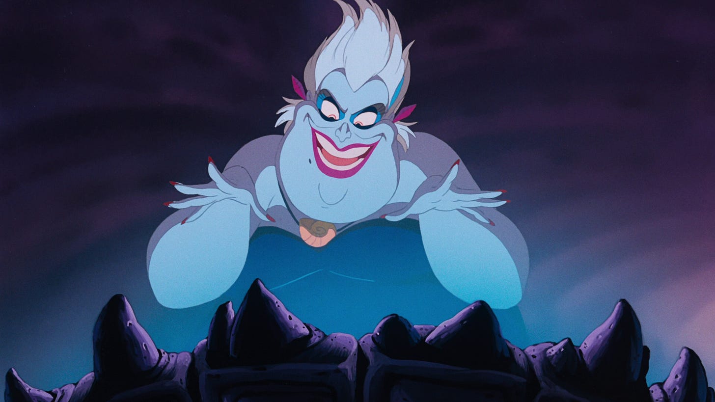 Ursula the Sea Witch, The Little Mermaid (1989)