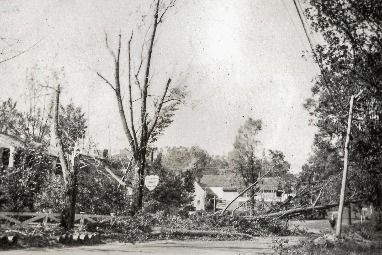 1938  Hurricane damage