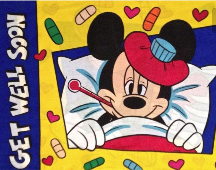 Get Well Mickey | Mickey mouse, Mickey mouse pictures, Mickey