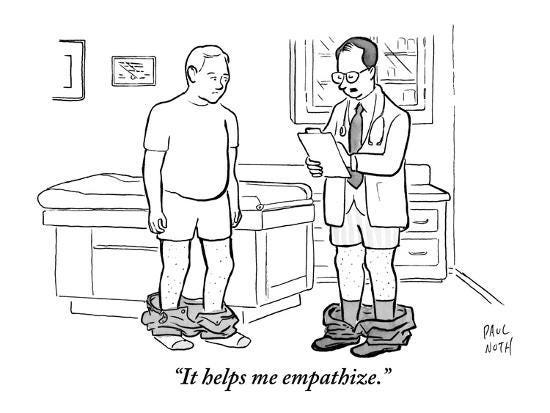 It helps me empathize." - New Yorker Cartoon' Premium Giclee Print - Paul  Noth | AllPosters.com