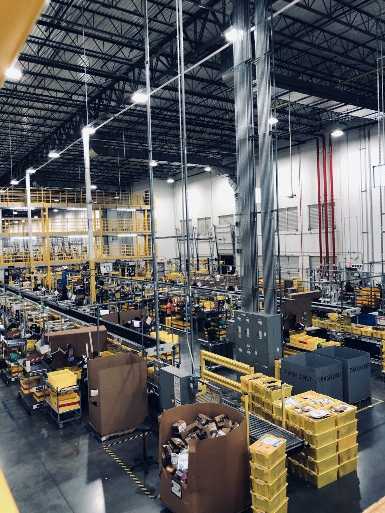 sorters at Amazon