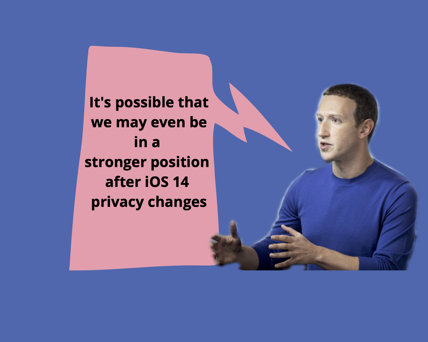 Mark Zuckerberg thinks iOS 14 might eventually benefit Facebook
