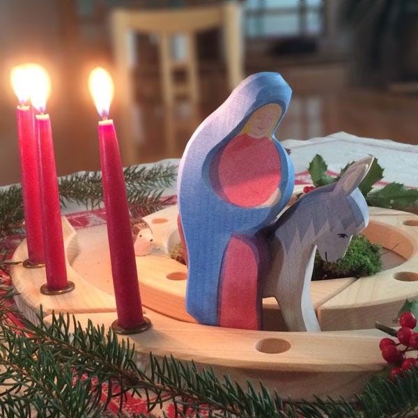Birthday or Advent Spiral Decoration by Grimm's Spiel und Holz Design Birthday or Advent Spiral Decoration by Grimm's Spiel und Holz Design