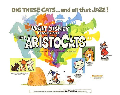 Quad poster for The AristoCats