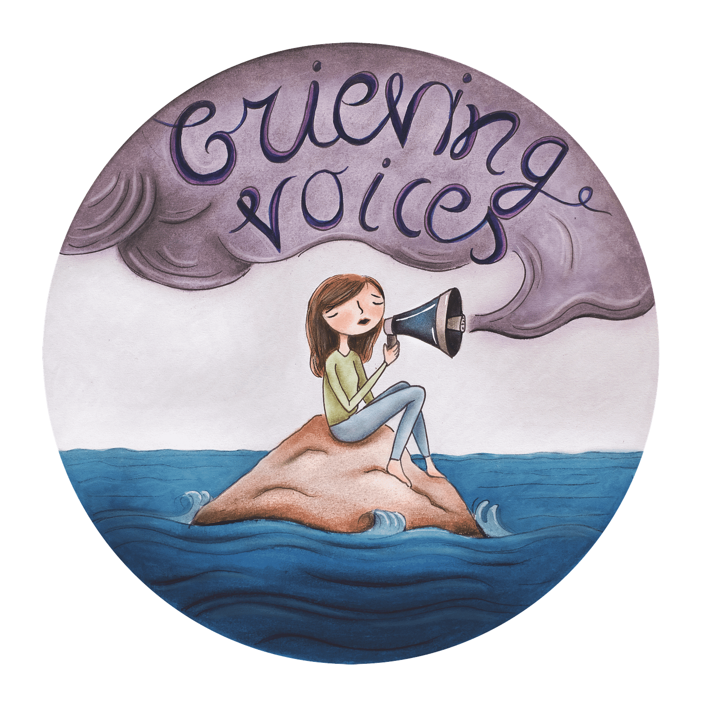 Grieving Voices Podcast logo