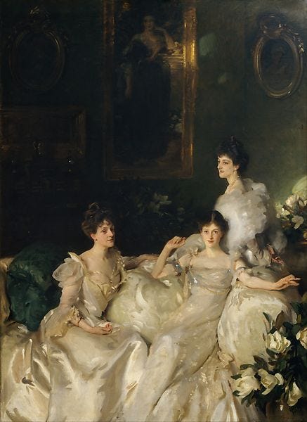 John Singer Sargent | The Wyndham Sisters: Lady Elcho, Mrs. Adeane, and  Mrs. Tennant | American | The Metropolitan Museum of Art