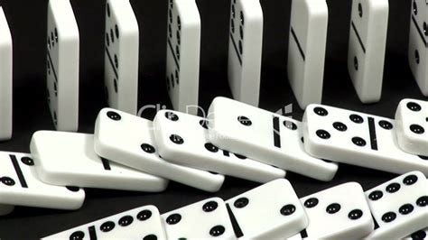 Stock Footage -Dominoes Falling: Royalty-free video and stock footage