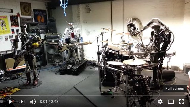 Compressorhead Ace of Spades on YouTube