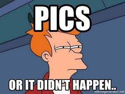 pics or it didn't happen.. - Futurama Fry | Meme Generator