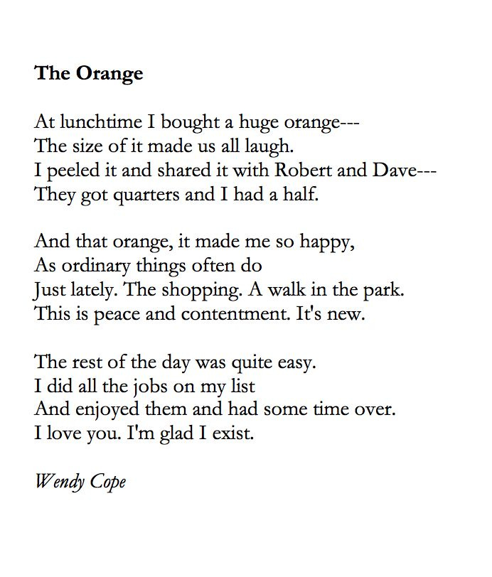 The Orange | Pretty words, Poetry words, Cool words