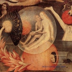 Reproduction du tableau Le Jardin des Délices, Jérôme Bosch, Dead Can Dance, Angleterre, pochette de disque