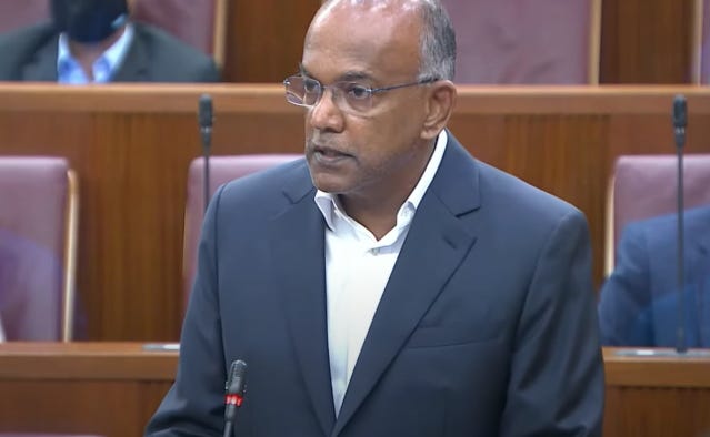 Practice of naming sex crime accused to stay: Shanmugam