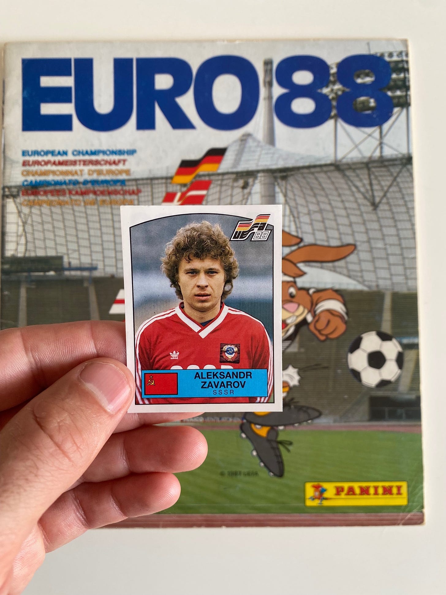 Figurina Zavarov Euro '88