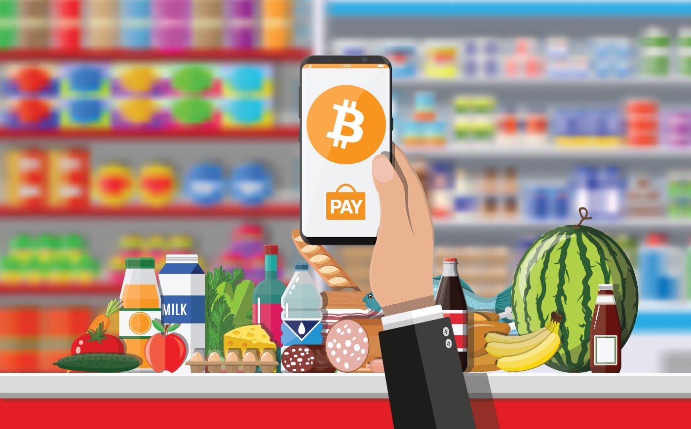 Buying Groceries with Bitcoin. One of the most often cited benefits of… |  by Ryan Denke | Medium