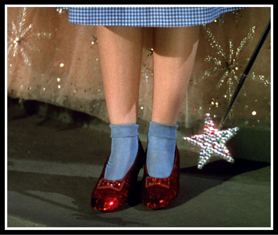 Wizard of Oz - Dorothy's magical shoes